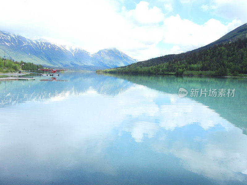 水上飞机在阿拉斯加