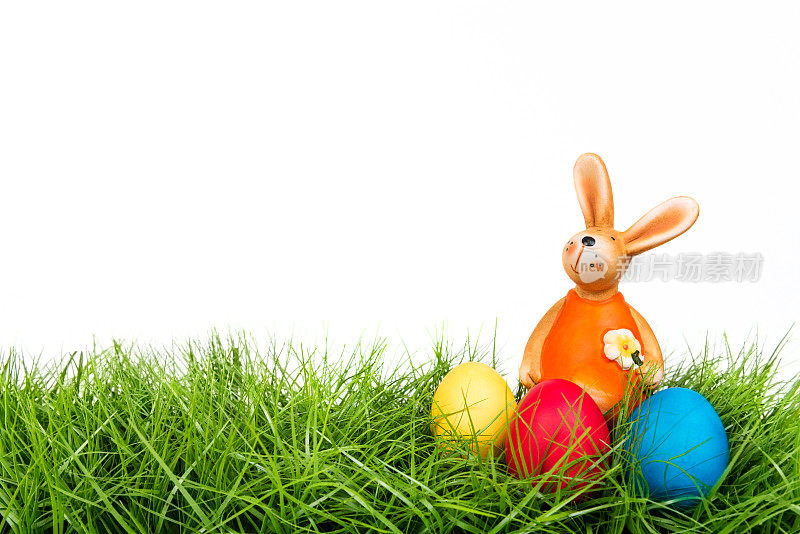 复活节彩蛋和复活节兔子