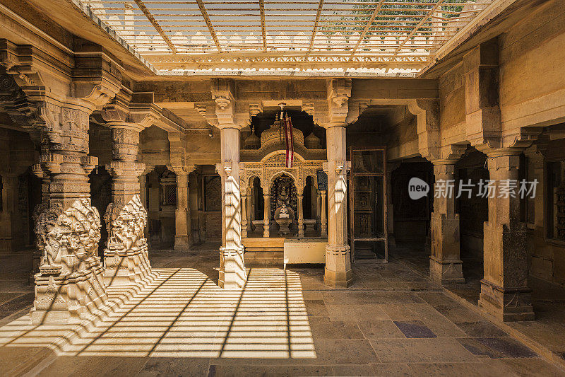 印度拉贾斯坦邦Jaisalmer耆那教寺庙建筑群