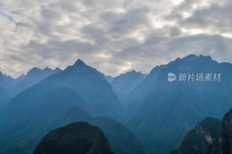 秘鲁安第斯山脉，马丘比丘