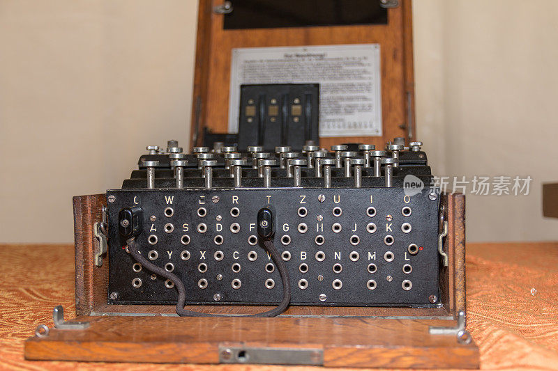 第二次世界大战时的英格玛密码机
