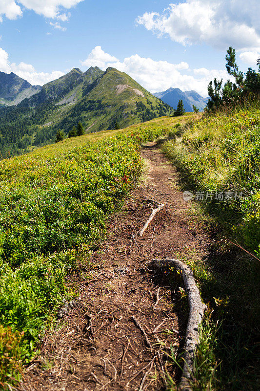 在奥地利阿尔卑斯山徒步旅行，生活方式改变幸福理念