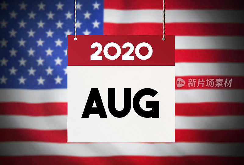 2020年8月美国股票图片