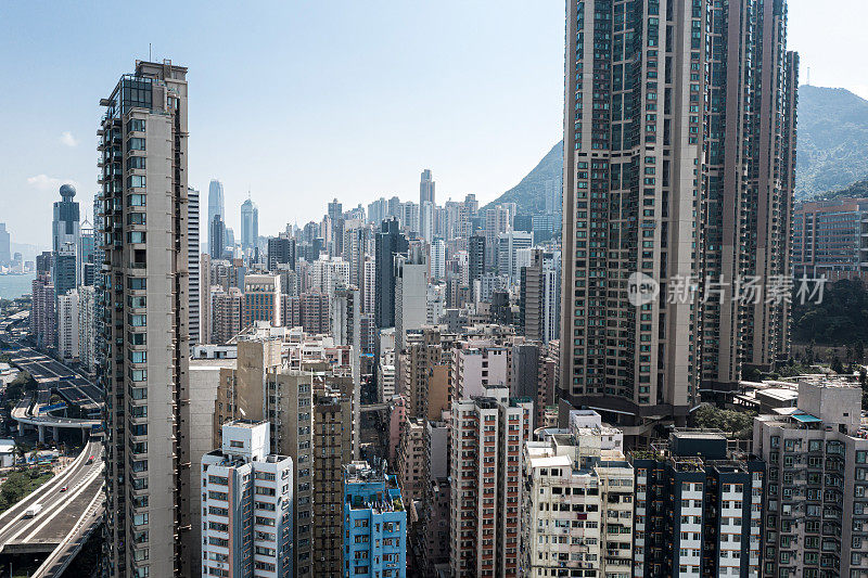 香港的公寓大楼