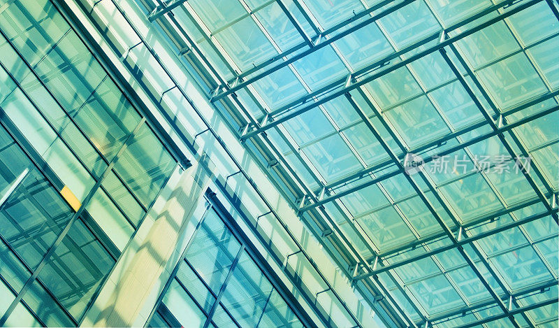建筑细节现代建筑玻璃立面