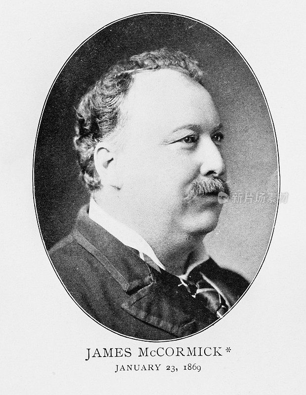 19世纪纽约证券交易所的重要人物肖像:詹姆斯·麦考密克