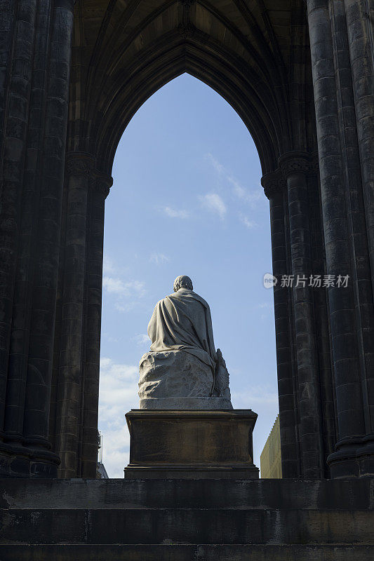 爱丁堡的沃尔特・斯科特爵士纪念碑