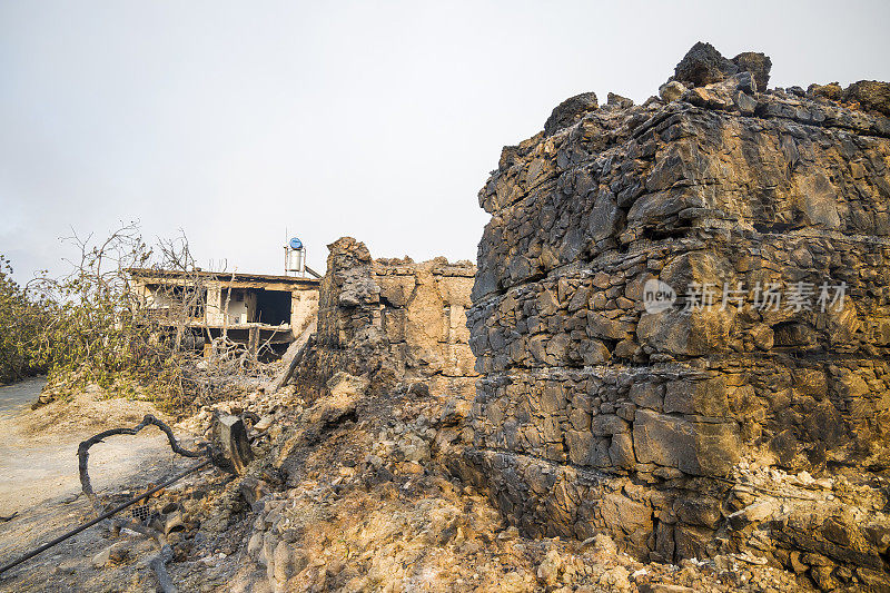 烧毁森林，村庄和农村地区到土耳其