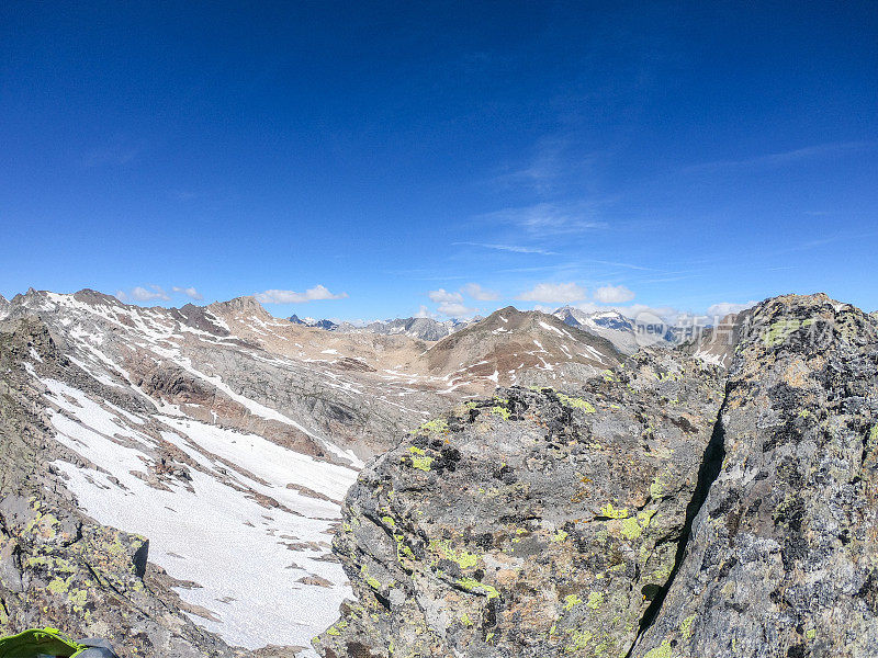 阿尔卑斯山风景在瑞士阿尔卑斯山