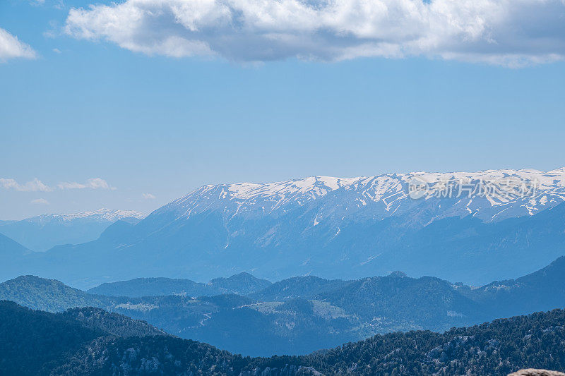 极端地形山脉雪峰