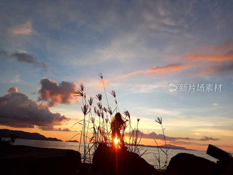 亚齐的日落风景