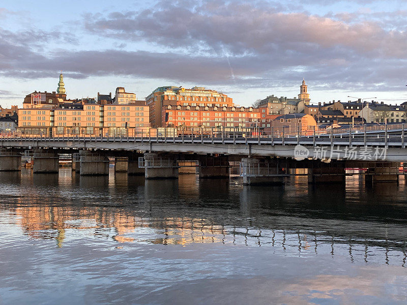 瑞典-斯德哥尔摩-大桥和Södermalm