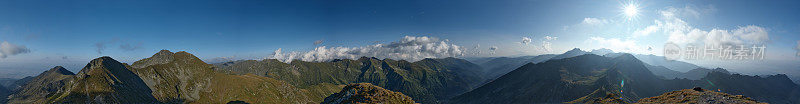 罗马尼亚transagaran公路全景图