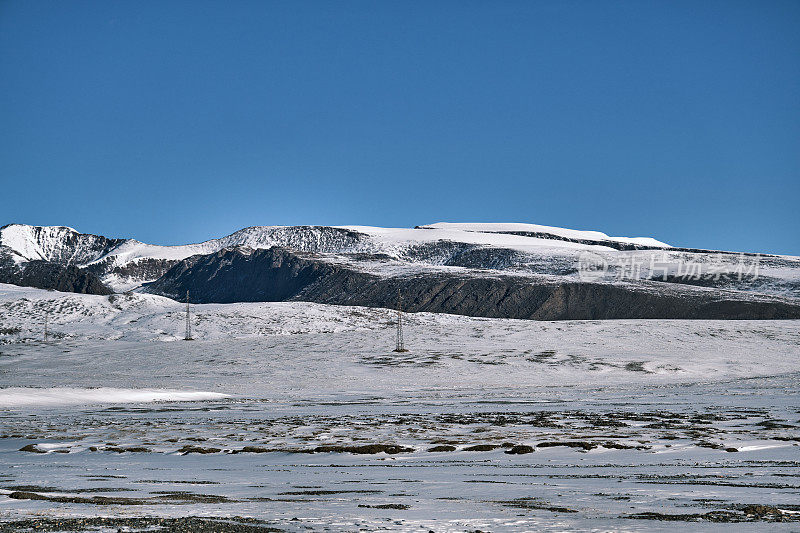 阿拉贝尔高原冬季景观