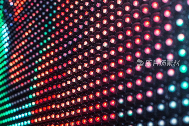 高饱和模式的LED视频墙
