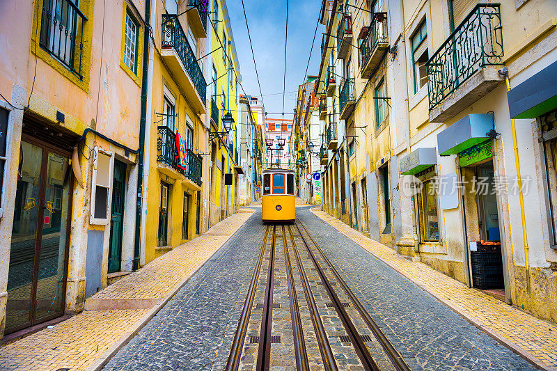 里斯本葡萄牙有轨电车