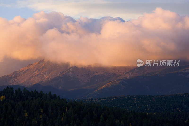 派克峰的日出