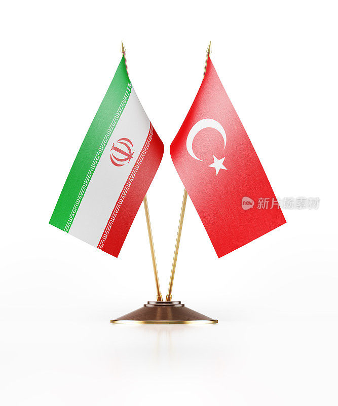 伊朗和土耳其的微型国旗