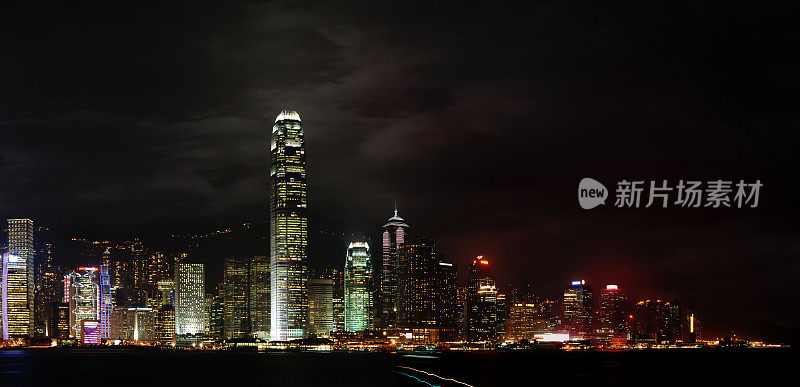 香港的夜景