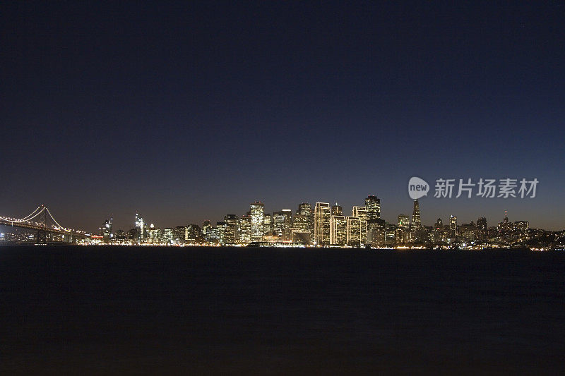 旧金山夜景全景