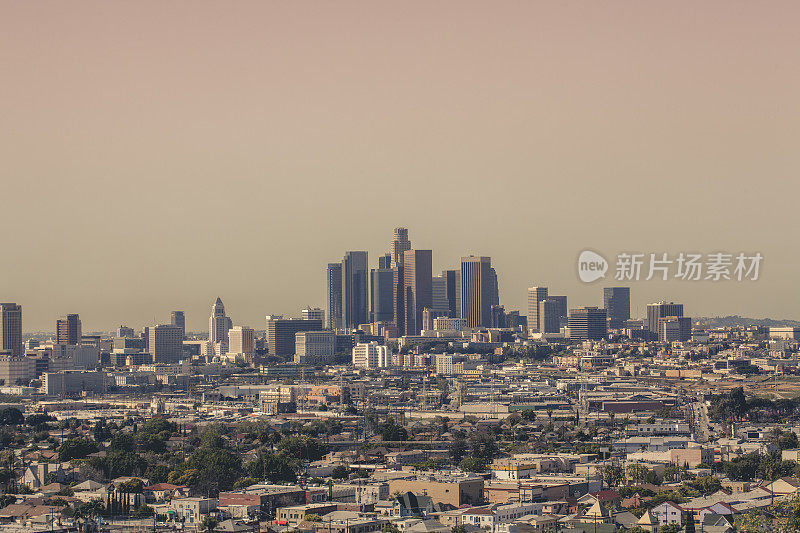 这是洛杉矶市中心