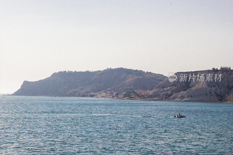 西西里岛阿格里根托的土耳其台阶
