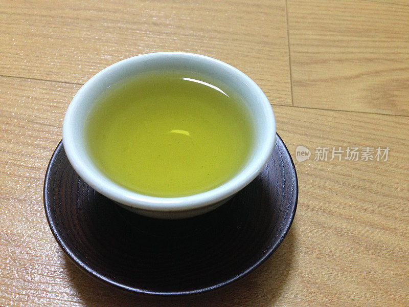 韩国寺庙里的绿茶