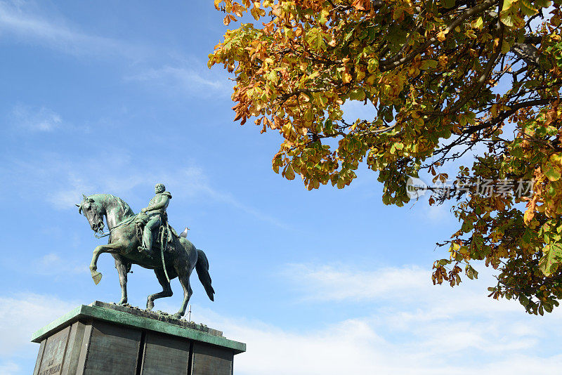 荷兰国王威廉二世的雕像