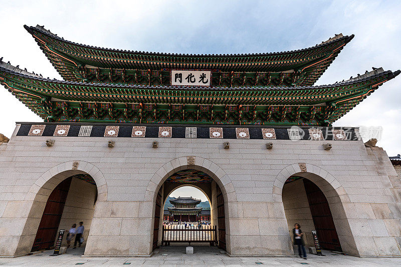 韩国首尔市景福宫大门