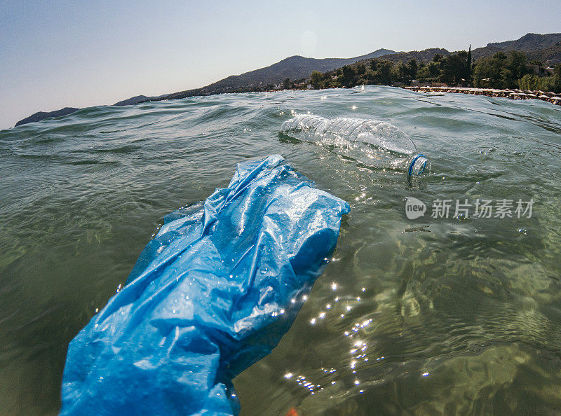 海洋中的塑料污染