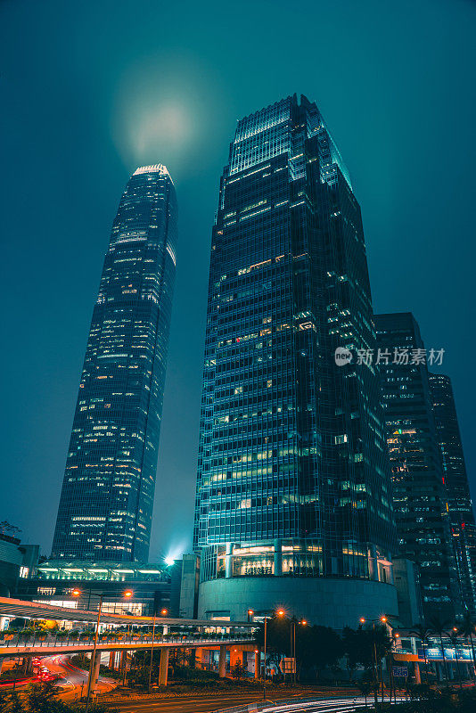 香港国际金融中心二期夜景