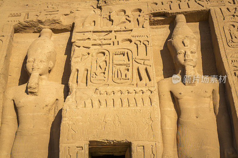 埃及阿布辛贝的哈索尔神庙