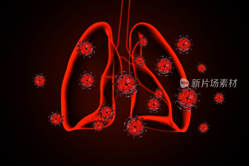 冠状病毒对肺部