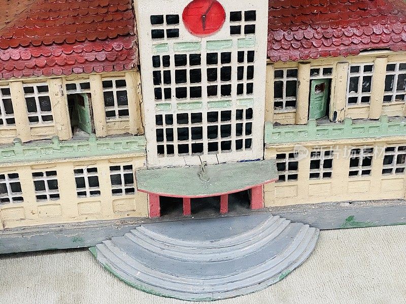 老式玩具火车站