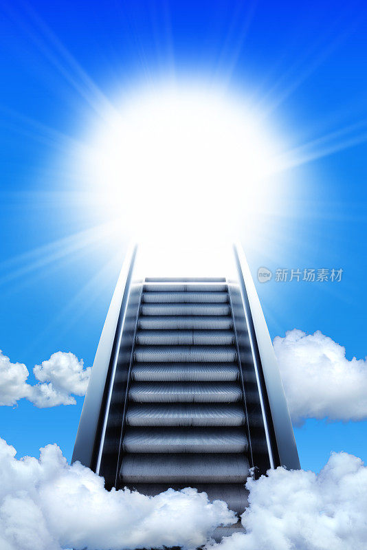 电梯的成功理念，楼梯通向天空