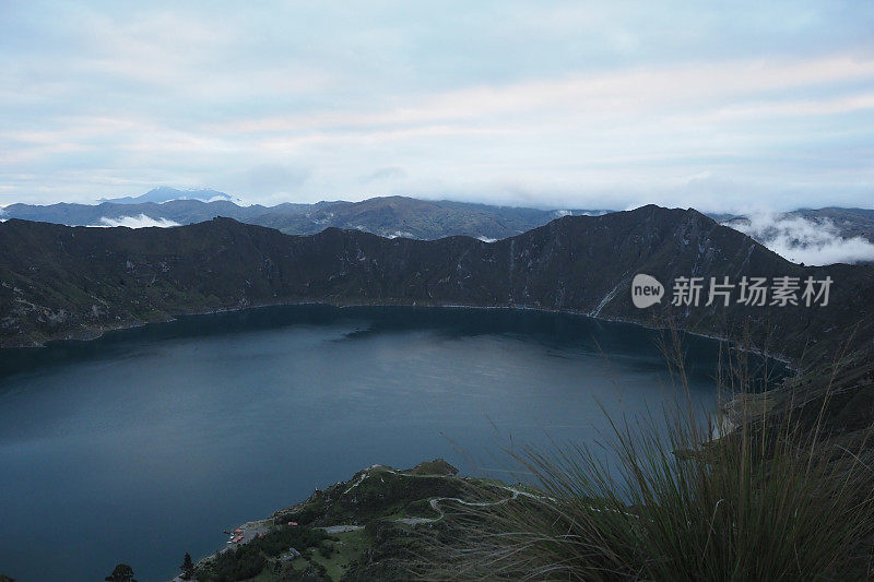 湖Quilotoa、厄瓜多尔