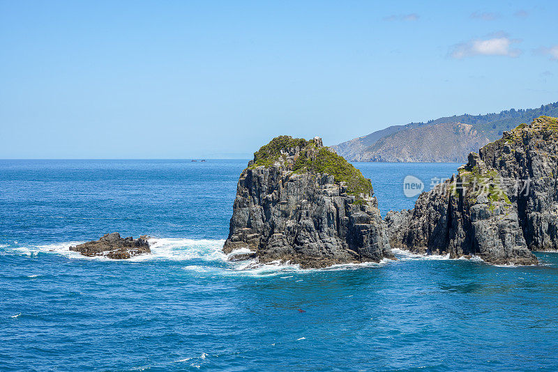 惠灵顿-皮克顿(岛民库克海峡渡轮)，惠灵顿，新西兰。