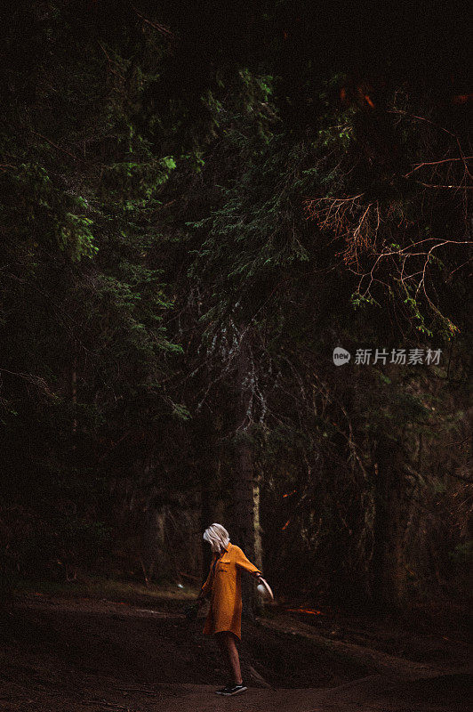 在秋天大自然的节奏中翩翩起舞