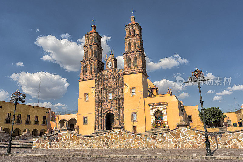 墨西哥多洛雷斯伊达尔戈大教堂，国家独立的摇篮米格尔伊达尔戈神父在那里开始了1810年墨西哥独立战争。