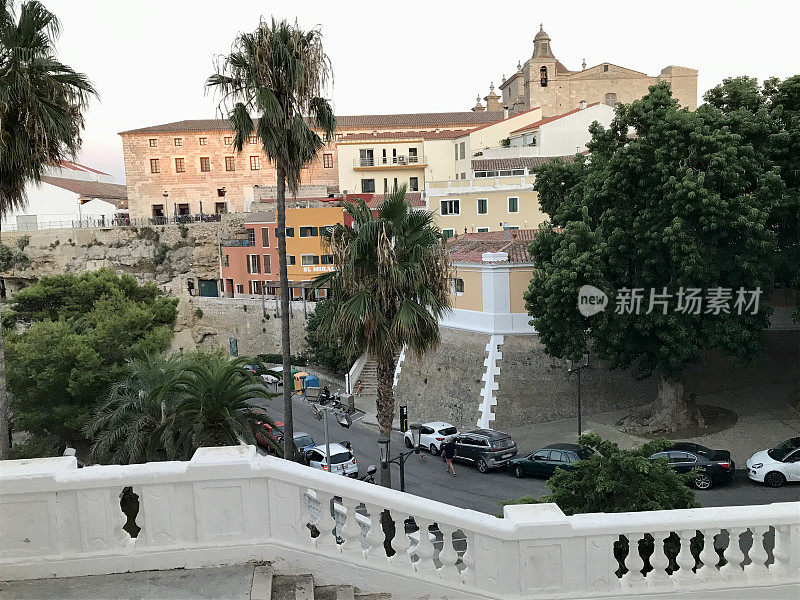 西班牙-梅诺卡-马洪港-老城区风景