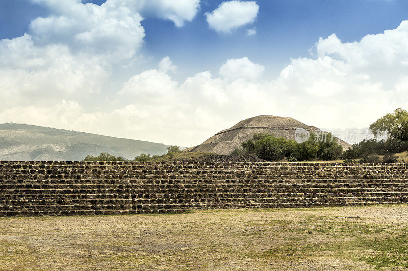 Teotihuacán，考古遗址。墨西哥的州。墨西哥。