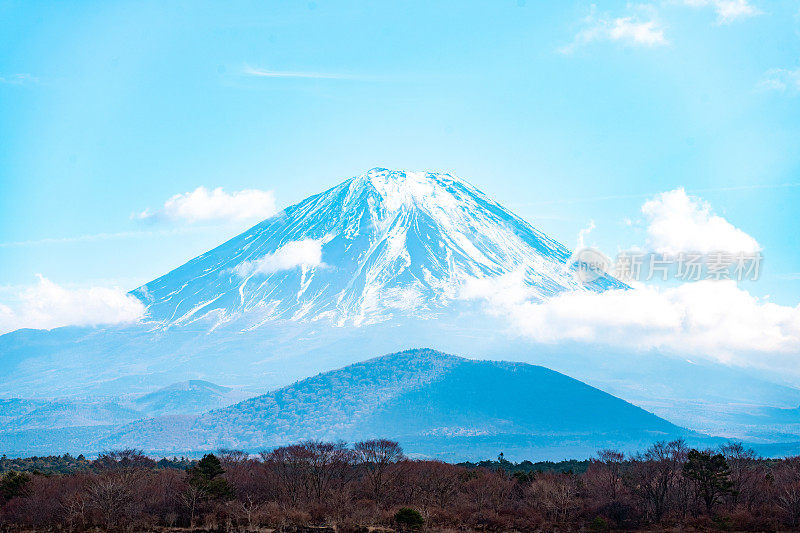 日本，川口藤吉田的富士山