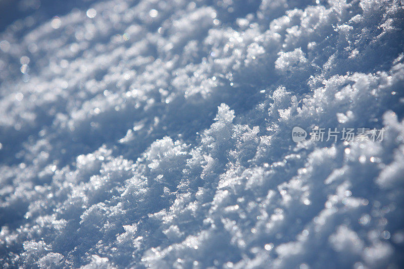 雪的细节