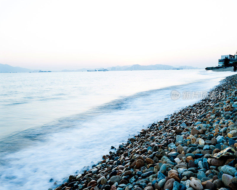 鹅卵石海滩