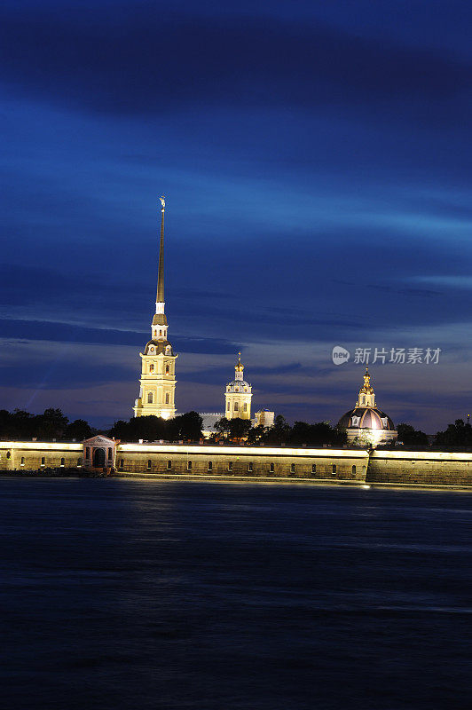 圣彼得堡，俄罗斯夜景