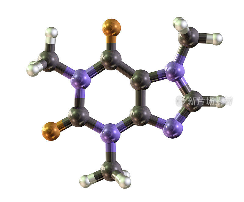 分子的咖啡因