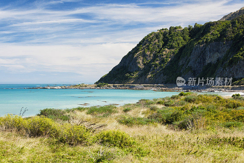 新西兰南岛的太平洋海岸