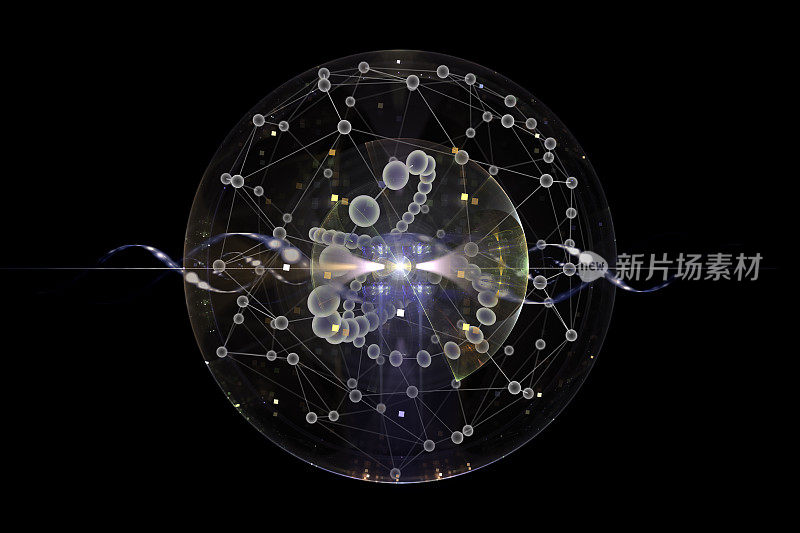 抽象的科学背景