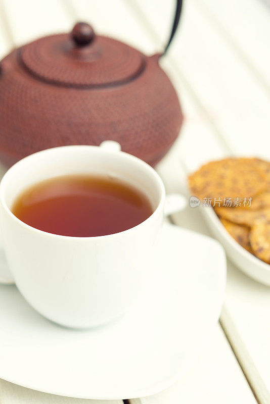 一杯茶和饼干