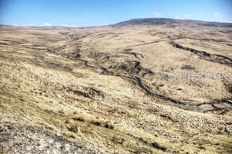 威尔士乡村山地景观